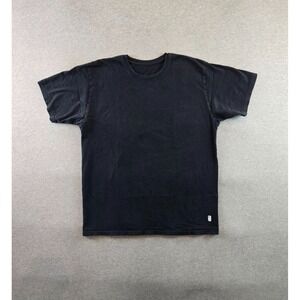 Standard Issue T Shirt Mens L Black Short Sleeve Crew Neck Stretch Regular Fit